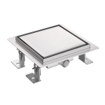 A4H Kratka Odpływowa niska 20x20 cm – Montaż 54 mm
