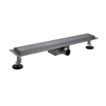 A4H Odpływ Liniowy niski Popielaty szary  60 cm 2w1 – Montaż 54 mm 