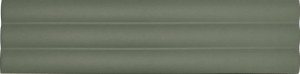 Płytka ryflowana cegiełka na ścianę 10x40 oliwkowa mat Estudio Ceramico ACANTO REEDED OLIVE MATT