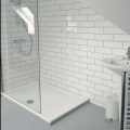 Płytka ceramiczna na ścianę 10x30 biała połysk płaska A4H17 Blanco Brillo