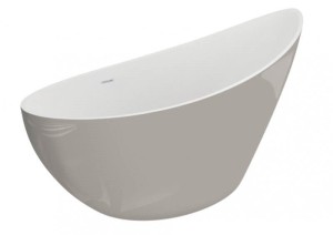 Polimat ZOE Wanna wolnostojąca  POPIEL 180×80 cm. 15 lat gwarancji !!!