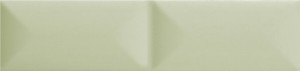 Płytka cegiełka na ścianę 5x20 zielona matowa Estudio Ceramico Glenbrook October Mist Padded E237157