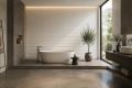 Płytka cegiełka na ścianę 5x20 biała matowa Estudio Ceramico Glenbrook Polar White Stripes E237139
