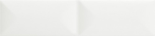Płytka cegiełka na ścianę 5x20 biała matowa Estudio Ceramico Glenbrook Polar White Padded E237151