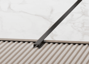 PROFIL DEKORACYJNY REKTYFIKOWANY SZCZOTKOWANY / MATOWY EXCLUSIVE BLACK MATE BRUSHED 2700X15mm