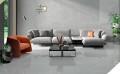 Płytka gresowa Essenza Grey 59x119 A4H112 szara z żyłą rektyfikowana w połysku