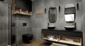 Gres szkliwiony Anthracite ciemny szary beton matowy 40x40 A4H283 Bost