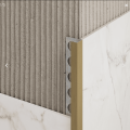LISTWA WYKOŃCZENIOWA REKTYFIKOWANA SZCZOTKOWANA TYPU "P" ANTIC BRONZE BRUSHED 2700X105x100mm