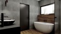 Gres szkliwiony Anthracite ciemny szary beton matowy rektyfikowany 60x120 A4H282