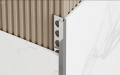 LISTWA WYKOŃCZENIOWA REKTYFIKOWANA POLEROWANA TYPU "P" SILVER MIRROR 2700X105x100 mm