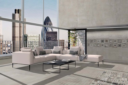 Gres szkliwiony na podłogę 60x120 cm beżowa matowa rektyfikowana A4H232 CONCEPT