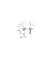 KOHLMAN AXEL QB130AGD- bateria bidetowa