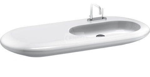 Ideal Standard umywalka wisząca ceramiczna asymetryczna Simply U Natural T 0145 01