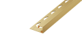 LISTWA WYKOŃCZENIOWA REKTYFIKOWANA SZCZOTKOWANA TYPU "P" GOLD BRUSHED 2700X105x100 mm