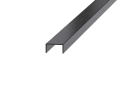 PROFIL DEKORACYJNY REKTYFIKOWANY SZCZOTKOWANY / MATOWY EXCLUSIVE BLACK 2700X15mm
