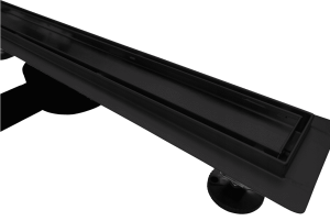 A4H Odpływ Liniowy niski 70 cm 2w1 czarny – Obrotowy syfon