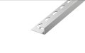 LISTWA WYKOŃCZENIOWA REKTYFIKOWANA SZCZOTKOWANA TYPU "P" SILVER BRUSHED 2700X105x100 mm