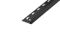 LISTWA WYKOŃCZENIOWA REKTYFIKOWANA SZCZOTKOWANA TYPU "P" BLACK BRUSHED 2700X105x100 mm