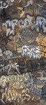 Gres szkliwiony na podłogę wielkoformatowy 120x280 cm matowy rektyfikowany A4H262 City Graffiti Multicolor