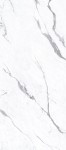 Płytka gresowa wielkoformatowa 120x270 cm w połysku z szarą żyłą rektyfikowana A4H451 Statuario Superiore