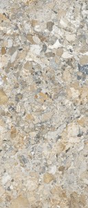 Gres wielkoformatowy 120x280 marmur beżowy szary połysk A4H1111 Calda Ambrozia