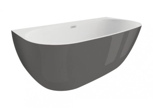 A4H Wanna wolnostojąca przyścienna RISA GRAFIT 170×80 cm. 15 lat gwarancji !!!