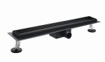 A4H Odpływ Liniowy Niski Czarny 100 cm 2w1 – Montaż 54 mm